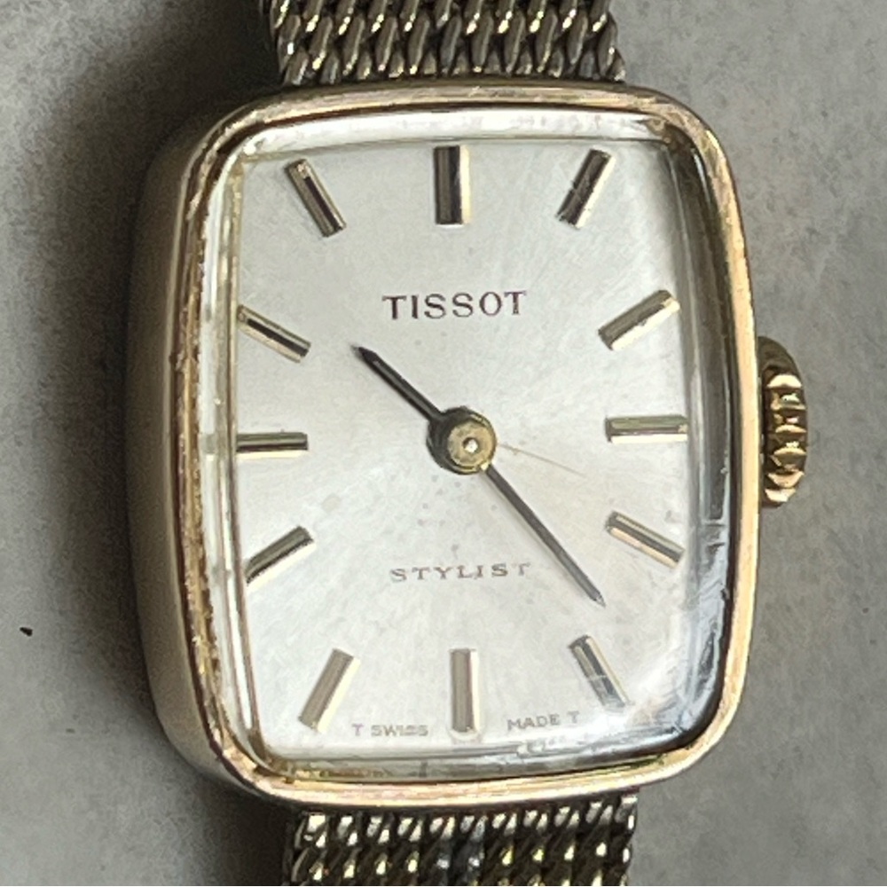 TISSOT STYLIST from 1960's Ladies gold plated mechanical ladies watch - Picture 3 of 13